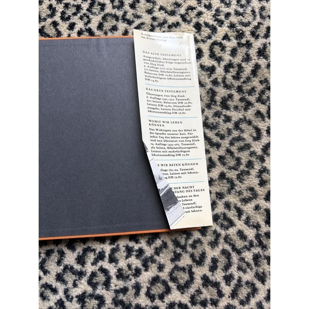 Jörg Zink 'Die Wahrheit lässt sich finden' book, published Verlag 1972 HB